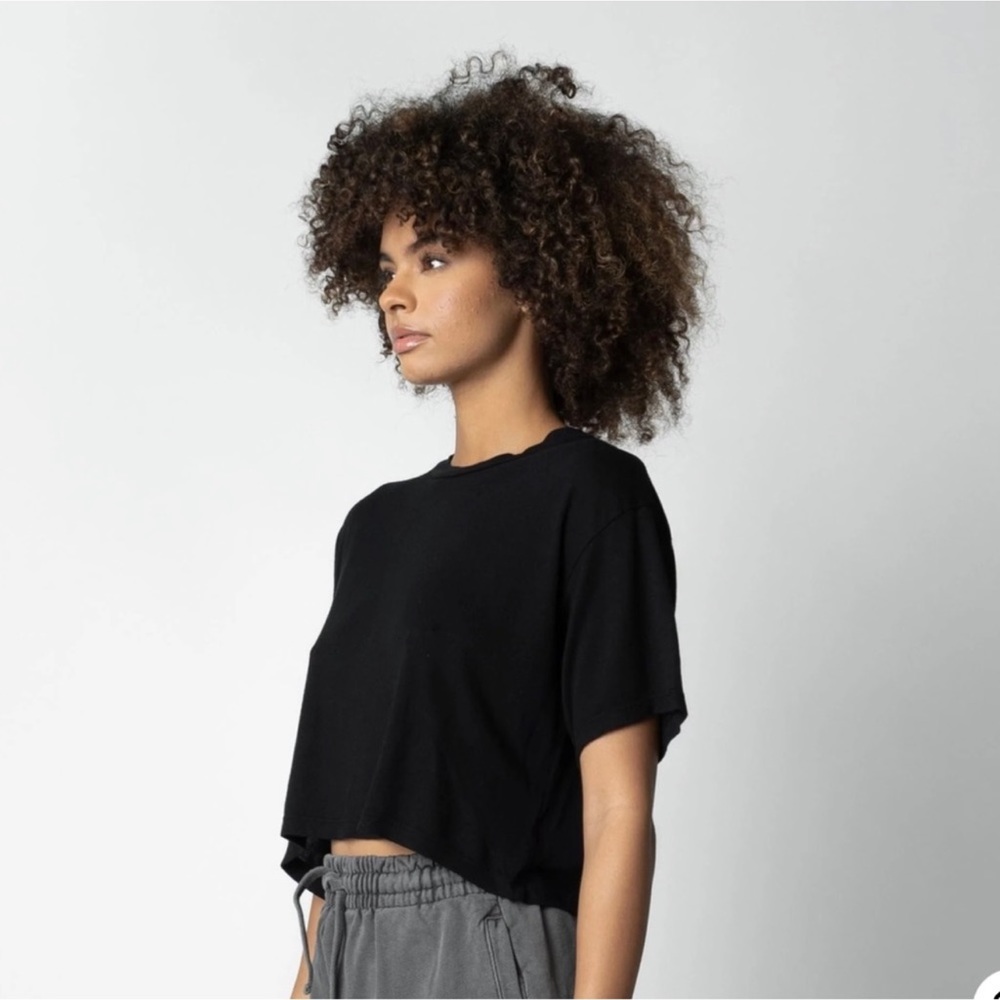 NEW! Crop Modal Tee - Picture 3 of 4